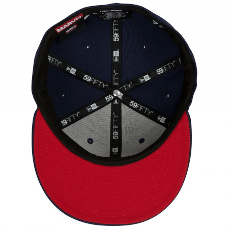 Captain America American Flag Navy Colorway New Era 59Fifty Fitted